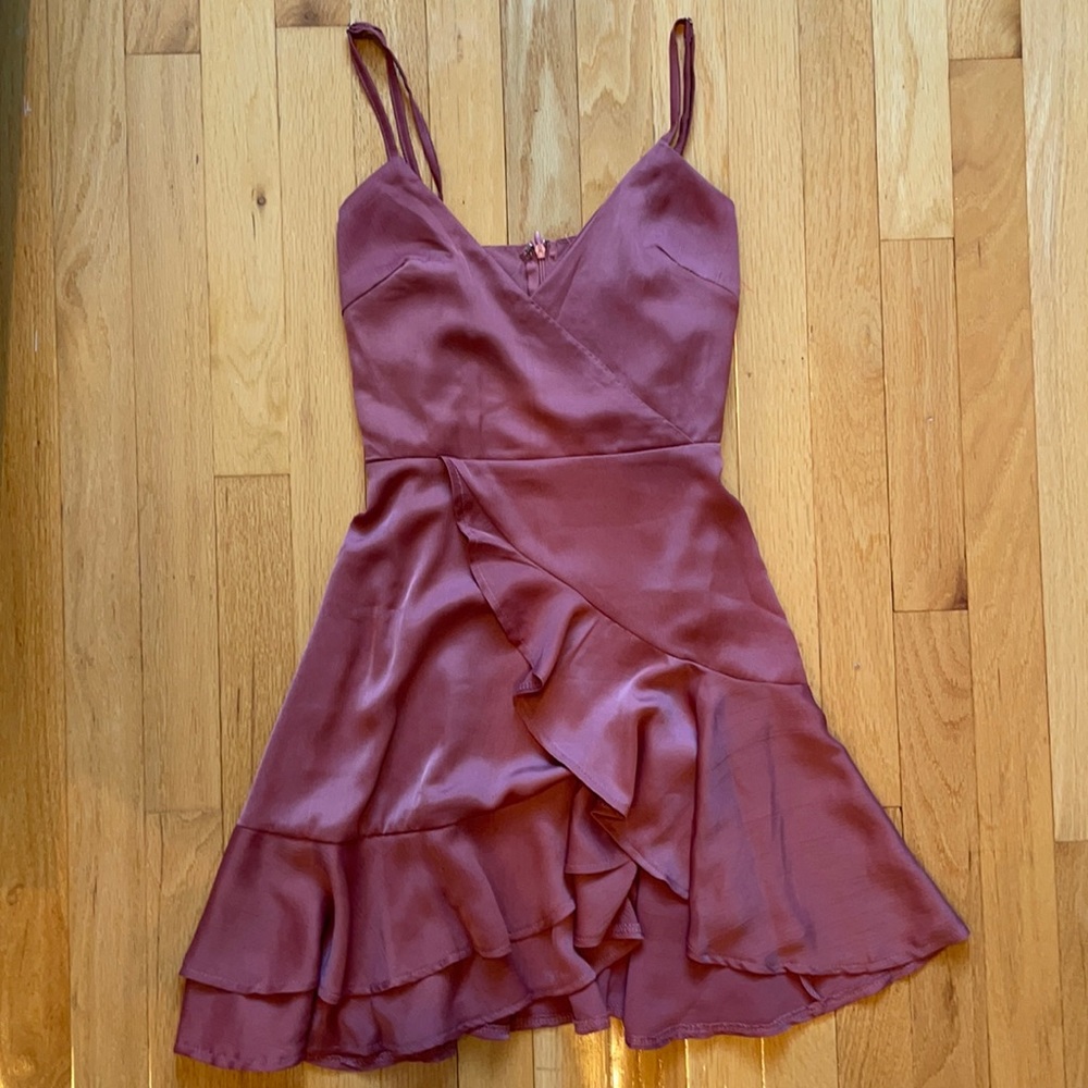 HELLO MOLLY Rose Tulip Hem Dress